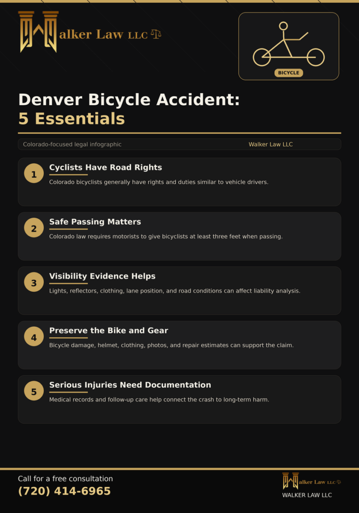 bicycle accident attorney infographic