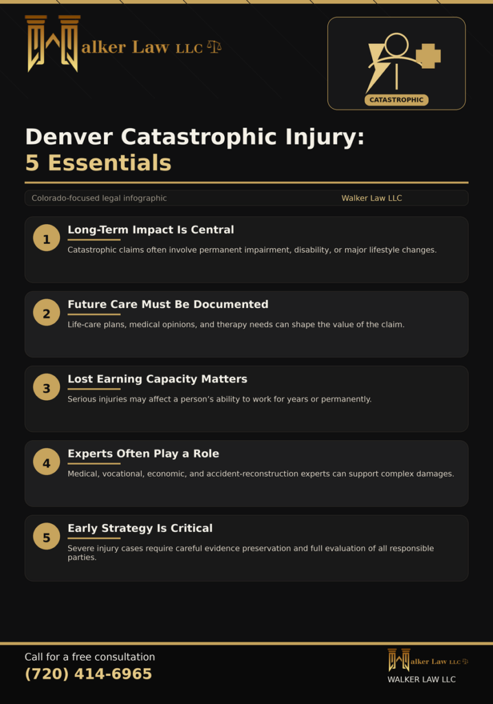 catastrophic injury attorney infographic