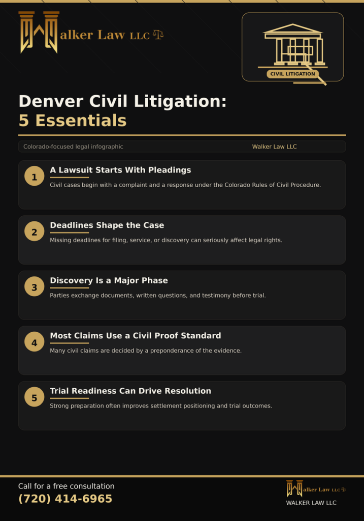 civil litigation attorney infographic