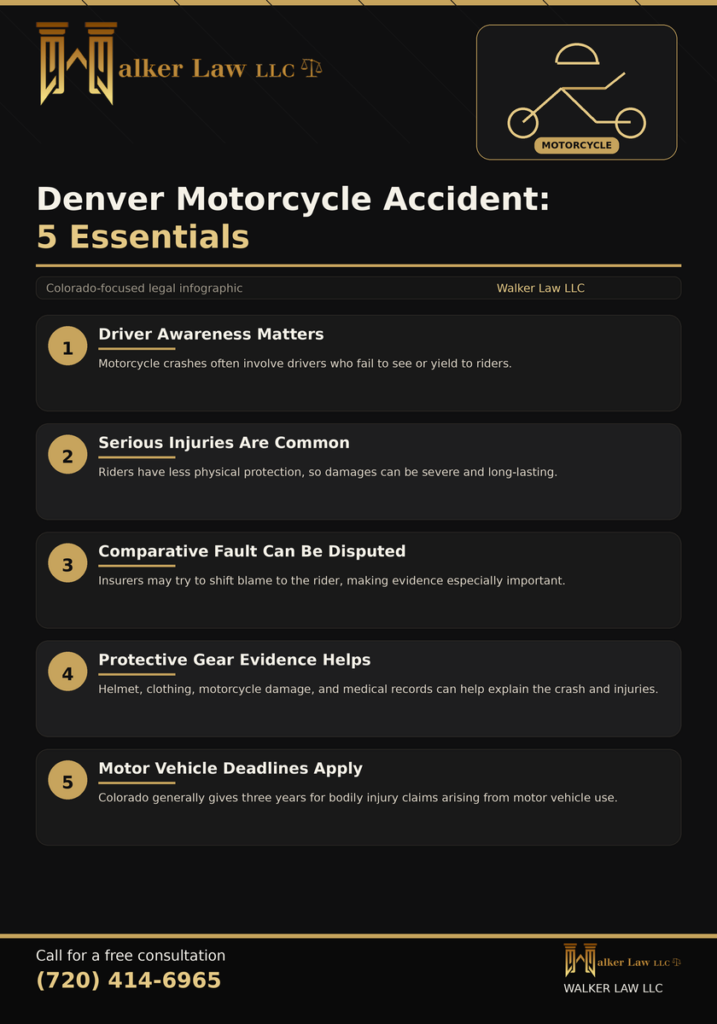 motorcycle accident attorney infographic