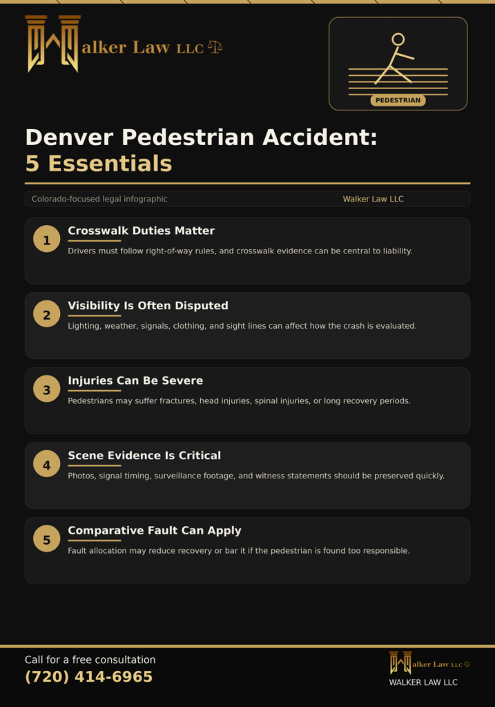 pedestrian accident attorney infographic