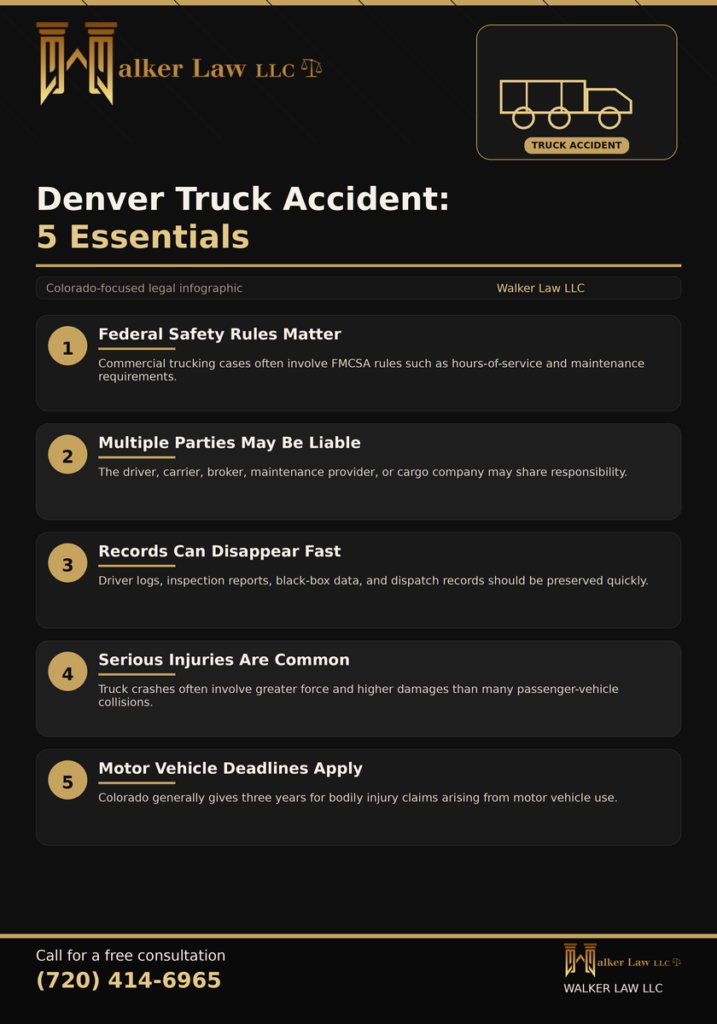 truck accident attorney infographic
