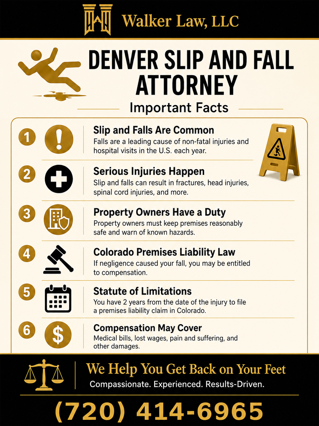 Denver Slip and Fall Attorney Infographic

